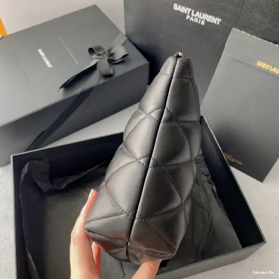 SADE QUILTED LAMBSKIN POUCH IN YSL 0705